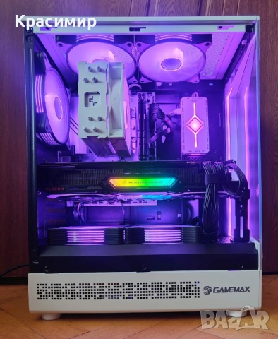 Геймърски компютър Ryzen 5 7500f, AMD Radeon 6800xt,32gb ddr5,1tb nvme, снимка 4 - Геймърски - 53140981