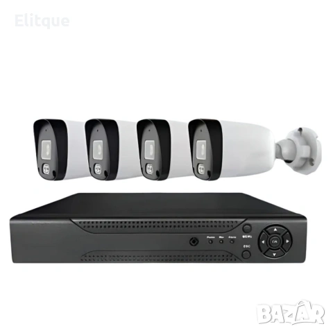 Професионален комплект за сигурност с 4 камери IP67 YL-806B, снимка 8 - Друга електроника - 53371614