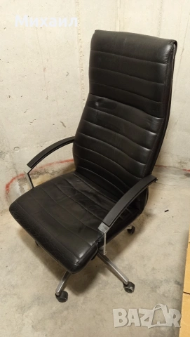 Офис стол от естествена кожа, снимка 2 - Столове за офис - 54315863