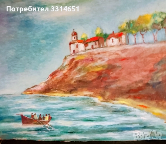 Огромна картина масло на фазер , снимка 5 - Антикварни и старинни предмети - 52789045