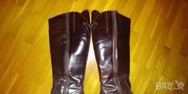 Италиански ботуши, номер 38, естествена кожа, снимка 12 - Дамски ботуши - 38654298