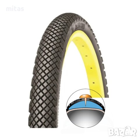 Външна гума за велосипед Ralson 20x1.75 (47-406), Защита от спукване, снимка 1 - Части за велосипеди - 42836834