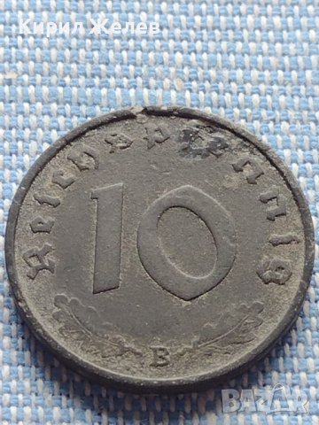Монета 10 райхсфенинг 1943г. Германия Трети Райх с СХВАСТИКА за КОЛЕКЦИЯ 31578, снимка 3 - Нумизматика и бонистика - 42822354