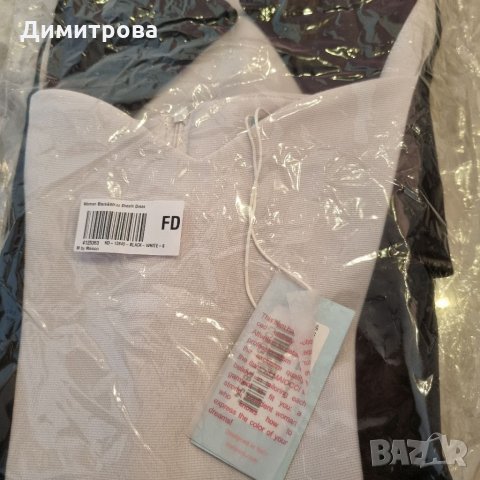 Рокля в черно и бяло по тялото Maiocci, снимка 6 - Рокли - 35185149