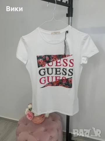 Тениска Guess нова с етикет, снимка 8 - Тениски - 50449553