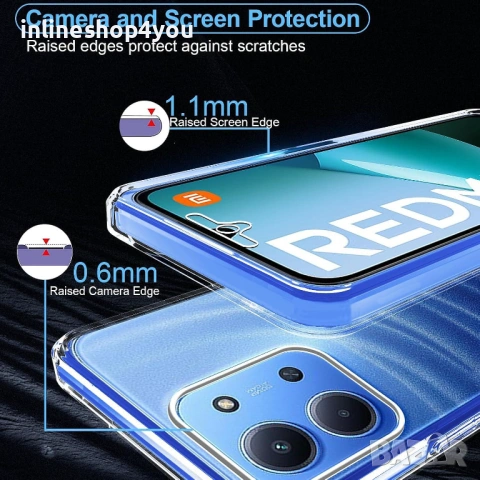 Прозрачен 360° Градуса Кейс за Xiaomi Redmi 15C, снимка 2 - Калъфи, кейсове - 53239753