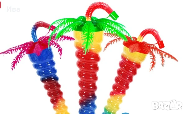 Атрактивни чаши ПАЛМА за крежина - спирала или гладки 350 мл