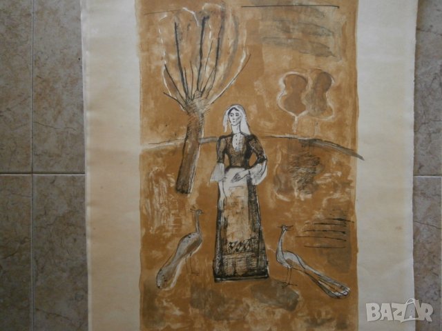 Литография А.Панайотова 2, снимка 2 - Картини - 35501081