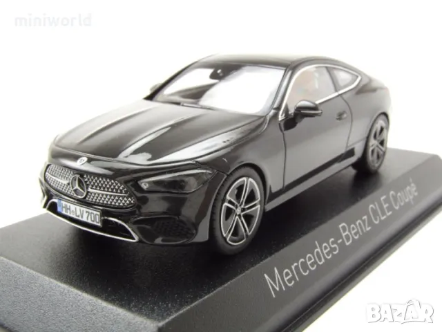 Mercedes CLE Coupe 2024 - мащаб 1:43 на Norev моделът е нов в PVC дисплей-кейс