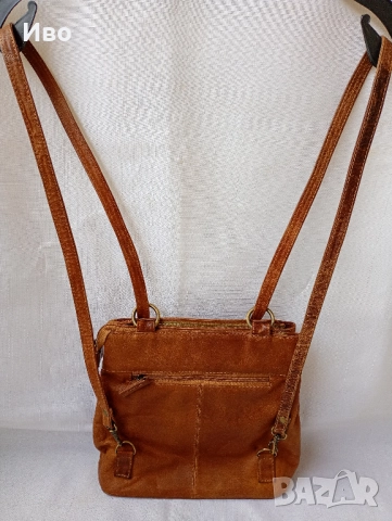 Jean Pierre дамска чанта тип раница естествена кожа, снимка 3 - Чанти - 52950422