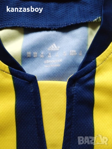 adidas Fenerbahce Home 2015 - 2016 - страхотна футболна тениска XS КАТО НОВА , снимка 5 - Тениски - 53373166