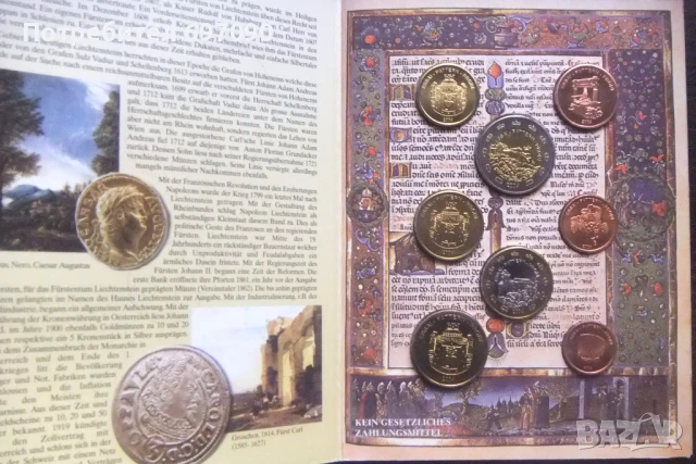 Лихтенщайн - евро сет - 2004, снимка 2 - Нумизматика и бонистика - 51277972