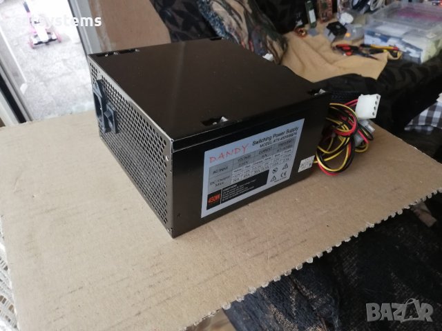 Компютърно захранване 450W DANDY ATX-450WB&P4 120mm вентилатор, снимка 4 - Захранвания и кутии - 38655071