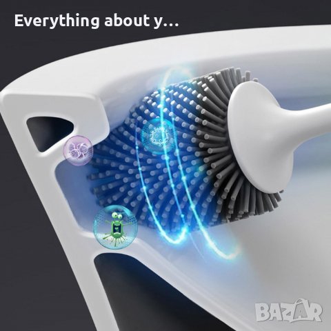 3687 Силиконова четка за баня, снимка 9 - Други стоки за дома - 36737062