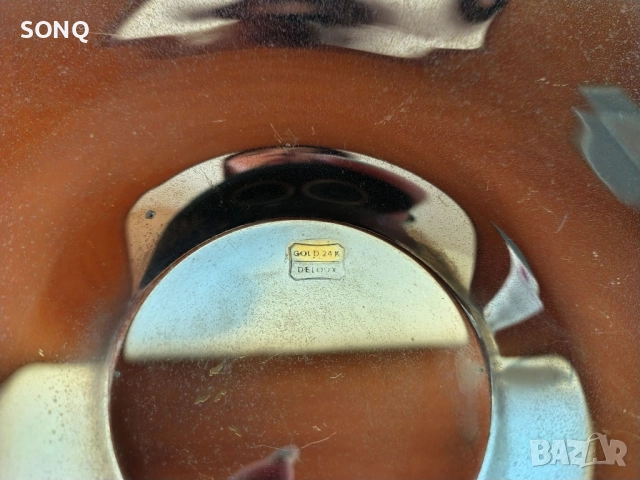 Прекрасна Позлатена Фруктиера 24К, снимка 4 - Антикварни и старинни предмети - 52923741