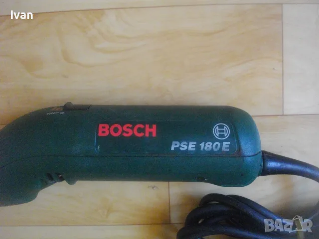 ШВЕЙЦАРСКО ОРИГИНАЛНО ЕЛ. ДЛЕТО МАШИНА ШАБЪР С 3 СКОРОСТИ 180 ВАТА BOSCH  PSE180E 2003г. за стъргане, снимка 7 - Други инструменти - 55710659