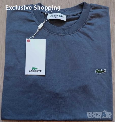 Мъжки тениски Lacoste, снимка 3 - Тениски - 52572329