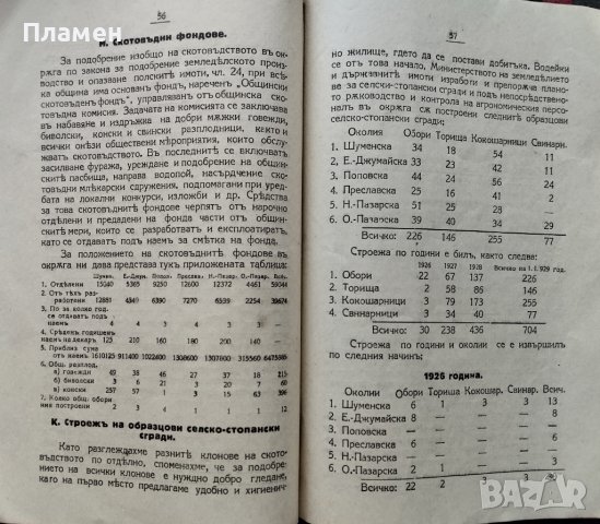 Положението на Шуменски окръгъ въ стопанско отношение презъ 1928/29 год. П. Ю. Петровъ, снимка 4 - Антикварни и старинни предмети - 40808663