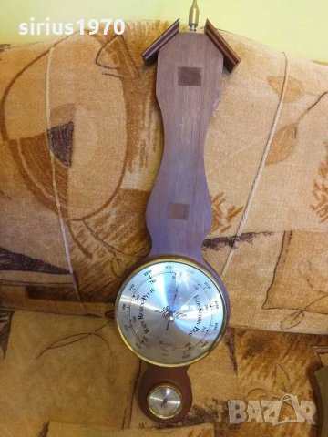 Много стилен барометър липсва термометърът има хидромер, снимка 1