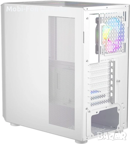 Компютърна кутия 1stPlayer TRILOBITE T7, бял - T7-WH-4F1-W, снимка 3 - Захранвания и кутии - 53976100