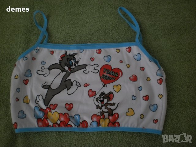 Детско бюстие за момиче с ефектна щампа, ново, снимка 4 - Детско бельо и бански  - 30944749