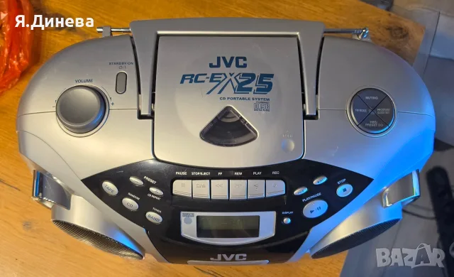 Радио-касетофон JVC, снимка 2 - Радиокасетофони, транзистори - 56515867