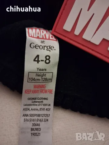 Шапка, шал и ръкавици Марвел, марката George, снимка 3 - Шапки, шалове и ръкавици - 56433597