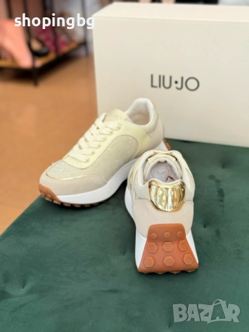 Спортни дамски обувки Liu Jo велур 145 лв., снимка 3 - Маратонки - 51602299