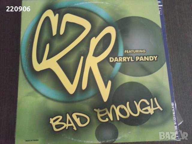 Плоча CZR Feat. Darryl Pandy – Bad Enough, снимка 1 - Грамофонни плочи - 38314735