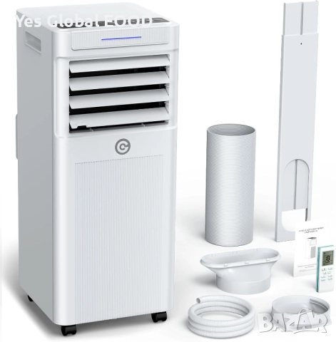 Мобилен климатик 9000 BTU с дистанционно и 3-в-1 функции