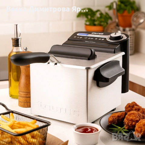 Фритюрник Taurus Professional 2 Plus, 2L, снимка 3 - Фритюрници - 51537657
