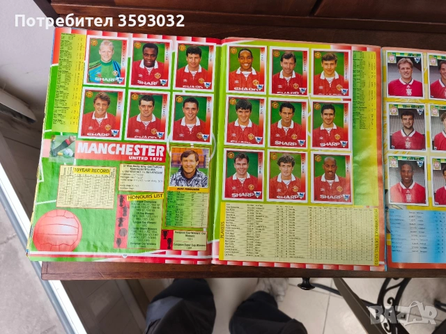 Два пълни албума Premier league 94,95, снимка 9 - Колекции - 53923258