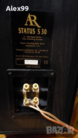 acoustic research s30 status и cs1  status колони, снимка 6 - Тонколони - 15764507