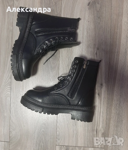 Кожени дамски боти, снимка 2 - Дамски боти - 52887578