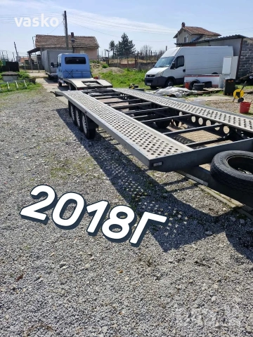 Двойна Платформа 2018г, снимка 5 - Ремаркета - 54357731