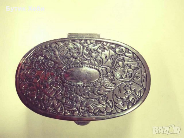 Метална посребрена кутия за бижута, снимка 4 - Други - 31411341