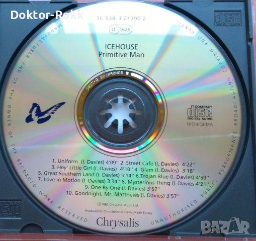 Icehouse – Primitive Man (CD) 1982, снимка 3 - CD дискове - 38408833