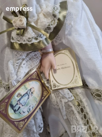 Порцеланова кукла Alberon Lady Helena , снимка 8 - Колекции - 52857849