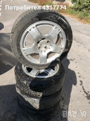 Двойни алуминиеви джанти за Ауди Алрод 215/55 R17, снимка 4 - Гуми и джанти - 48272415