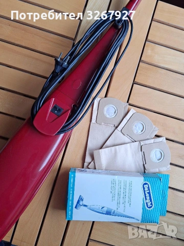 Прахосмукачка Delonghi Colombina 10 с торба, снимка 5 - Прахосмукачки - 53939322