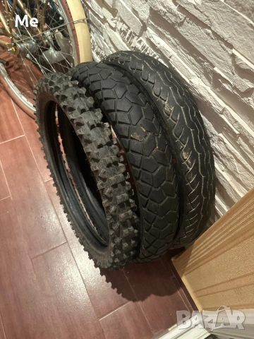 Гуми за мотокрос, чопър, асвалтови Pirelli, Continental 100/90 19 100/70 19