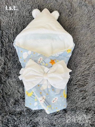 порт бебе с качулка, снимка 3 - Комплекти за бебе - 51746277