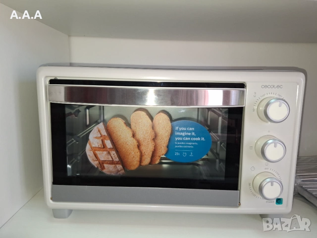Електрическа фурна Cecotec Bake & Toast 2214, 1500 W, 23л, 6 функции, Таймер