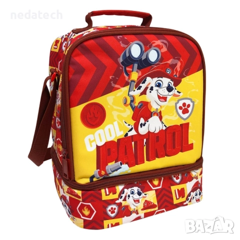 Термо чанта за обяд Paw Patrol, Червен, 22x14x28 см.