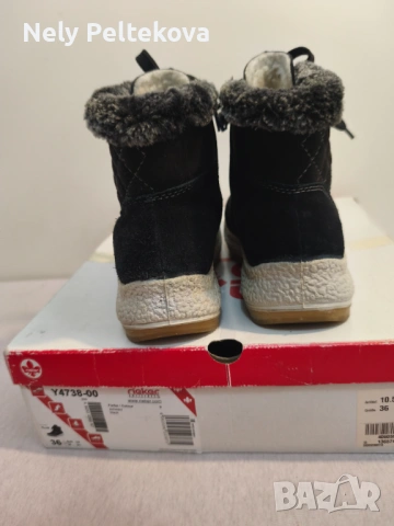 Дамски боти : rieker, снимка 3 - Дамски боти - 54237542