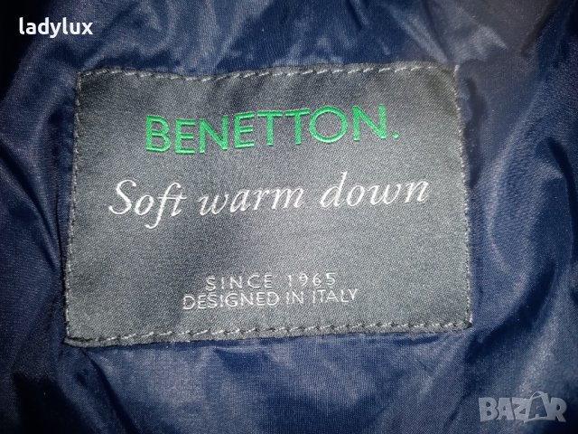Benetton, с Гъши пух, Оригинално Яке. Код 1865, снимка 5 - Якета - 38032071