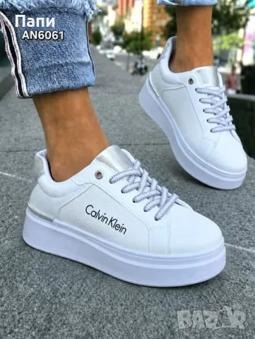 Дамски кецове Calvin Klein в бяло 