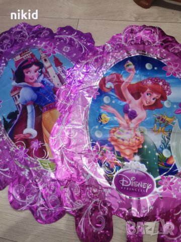 Снежанка Русалка Ариел двустранен голям огледало балон фолио фолиев хелий или въздух парти рожден де