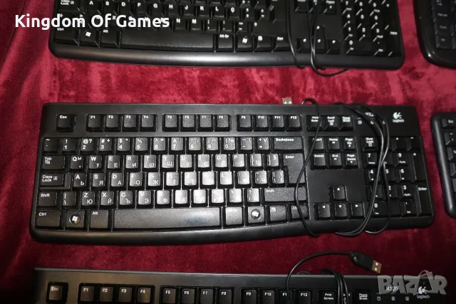 12 Клавиатури Logitech K120/Dell/Fujitsu KB410K/Gembird/Genius/A4Tech за Настолен Компютър , снимка 3 - Клавиатури и мишки - 55501007