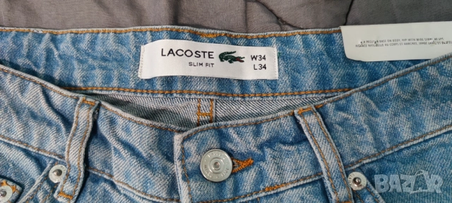Lacoste Дънкови къси гащи РАЗПРОДАЖБА, снимка 3 - Къси панталони - 52297633